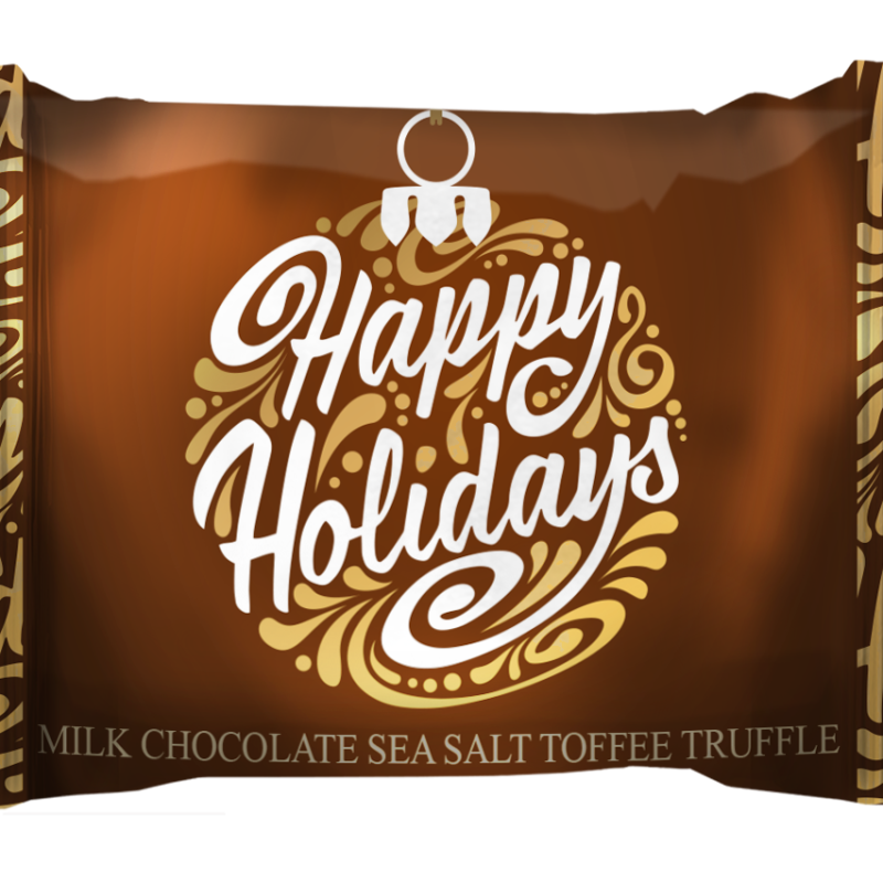 Happy Holidays Chocolate Truffles