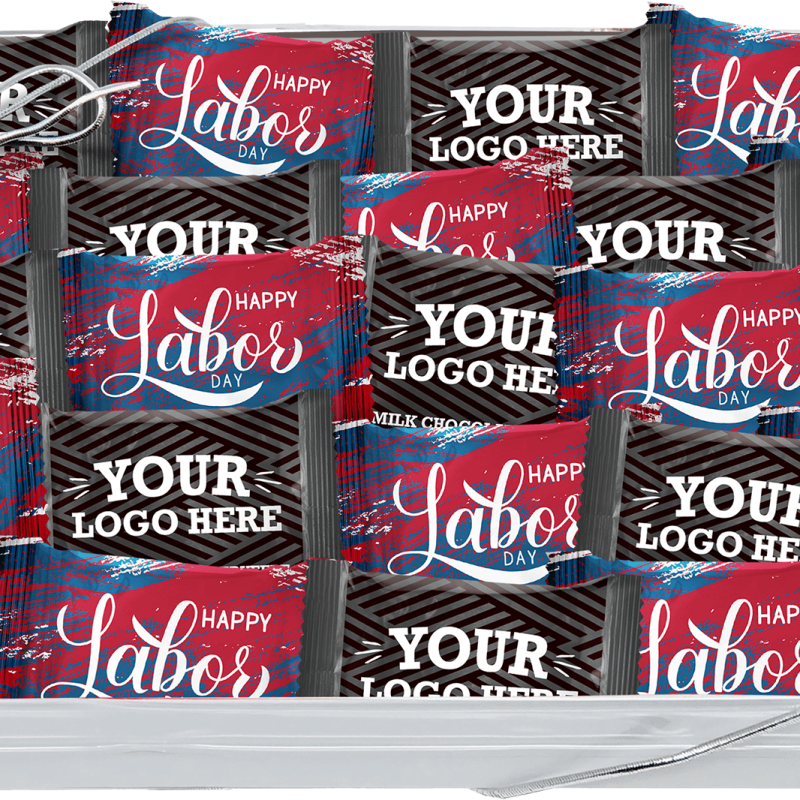 24-piece truffle gift box with custom branding