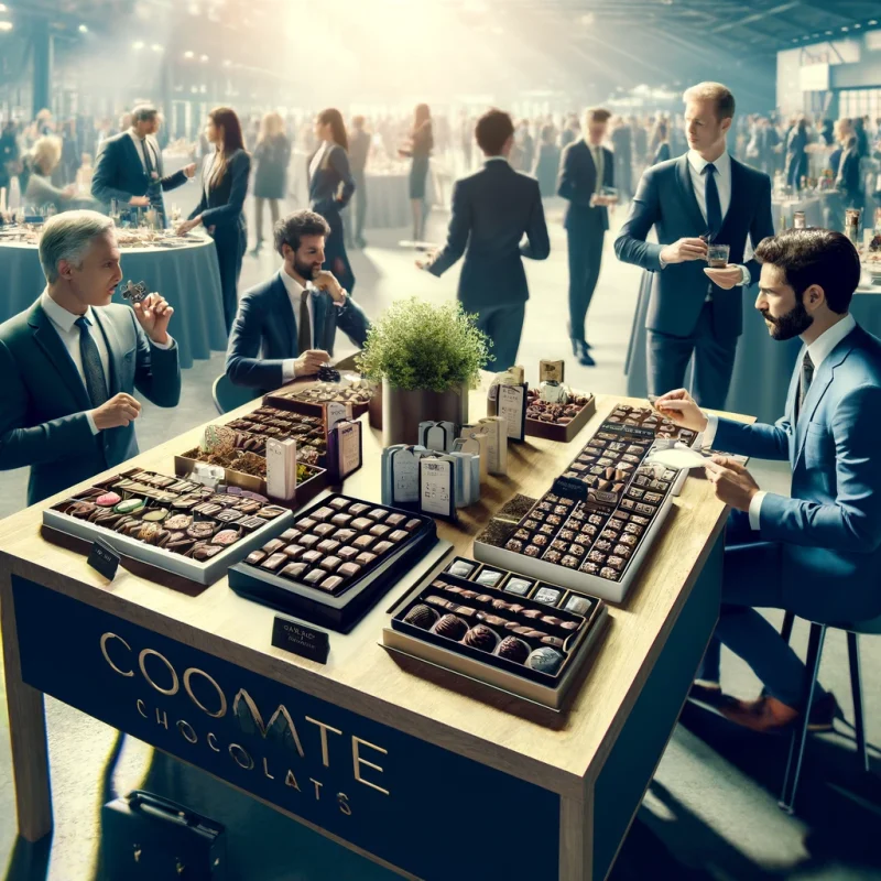 custom branded chocolates for corporate gifts.